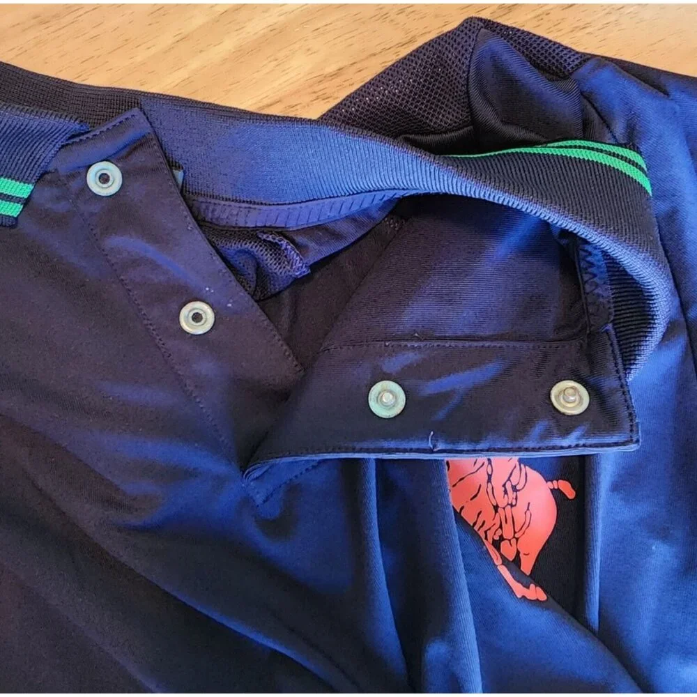 Polo‎ Ralph Lauren US OPEN 2012 Big Pony Snap Collar Navy Polo Shirt Size XL